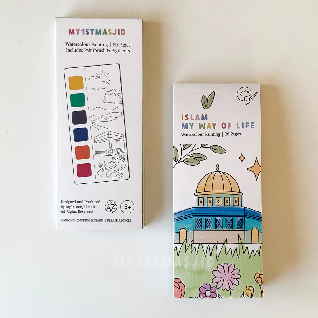 Masjid Watercolour Book