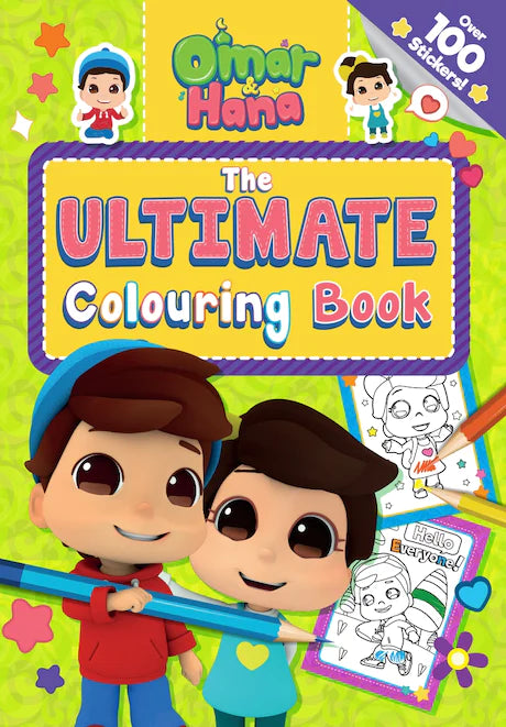 OMAR & HANA THE ULTIMATE COLOURING BOOK