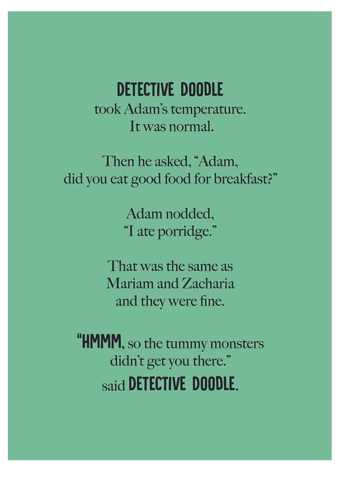 ADAM and the Tummy Monsters