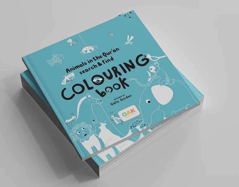Animals in the Quran: Search and Find Colouring Book