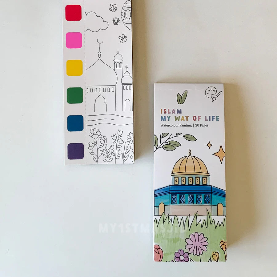 Masjid Watercolour Book