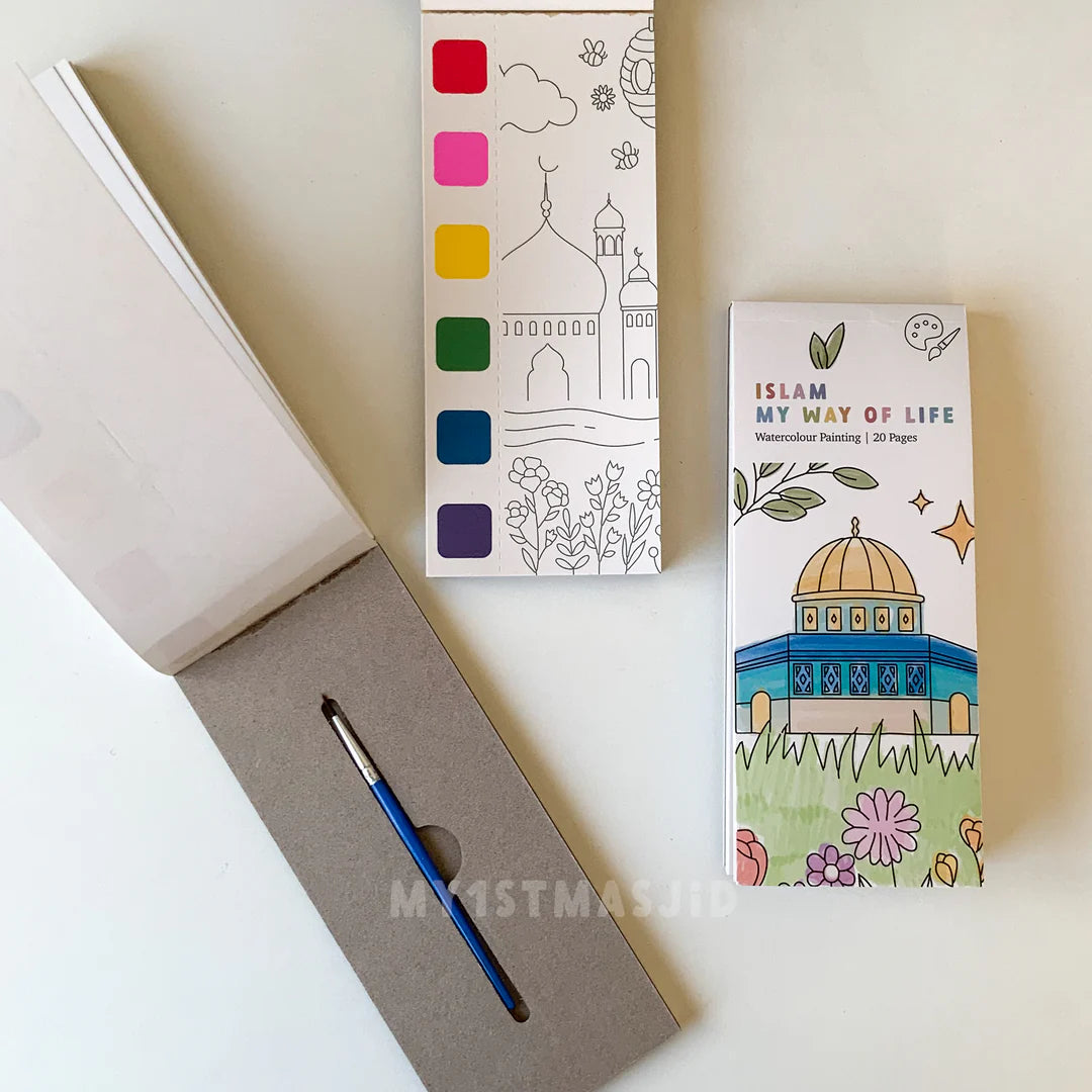 Masjid Watercolour Book