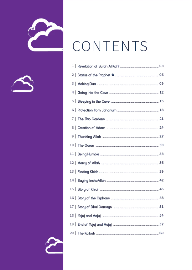 Surah Al-Kahf workbook