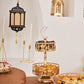 2-Tier Gold Metal Eid / Ramadan Mosque Cake Stand