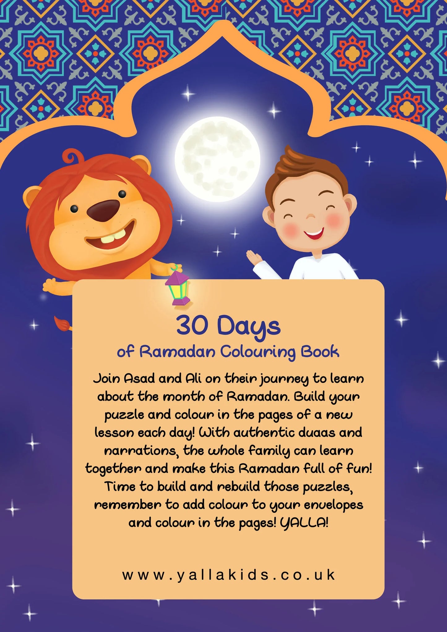 YALLA KIDS 30 Days of Ramadan Coloring Book