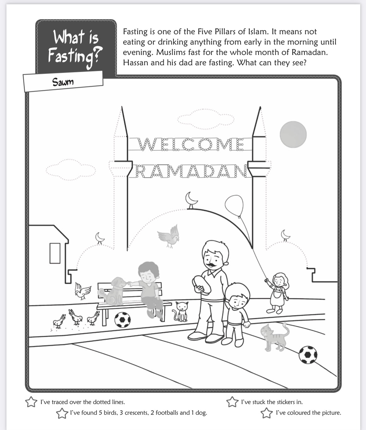 RAMADAN AND FASTING ACTIVITY BOOK