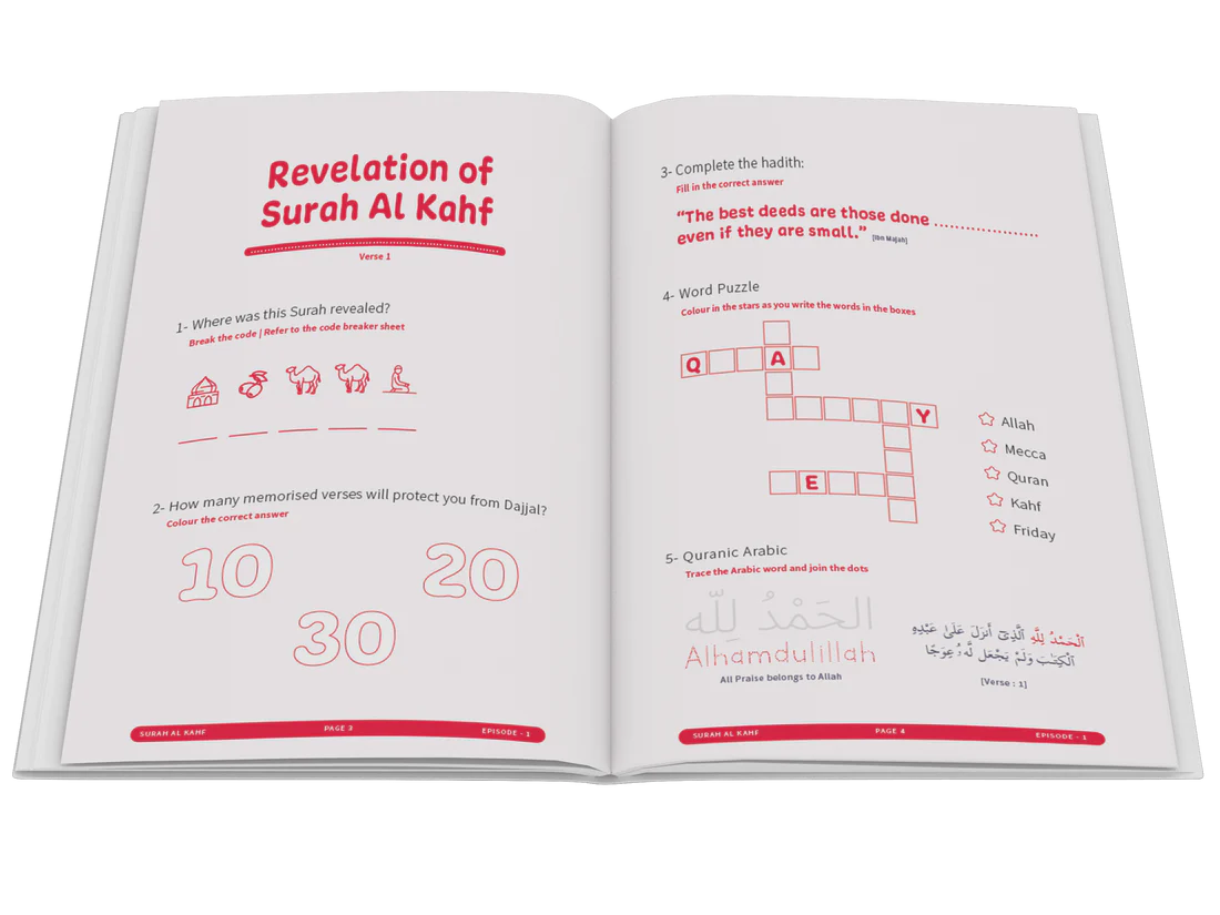 Surah Al-Kahf workbook